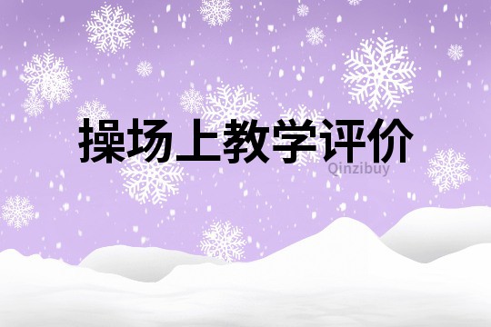 操場上教學評價