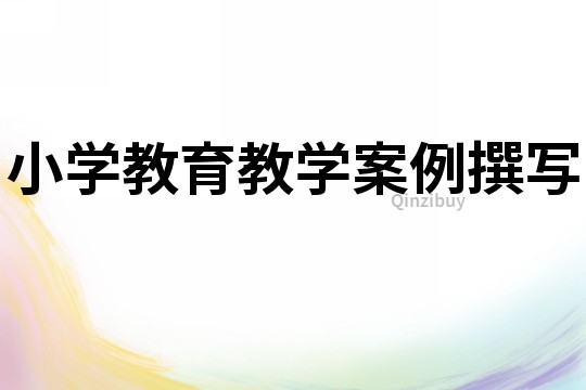 小學教育教學案例撰寫