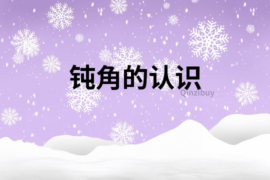 鈍角的認識