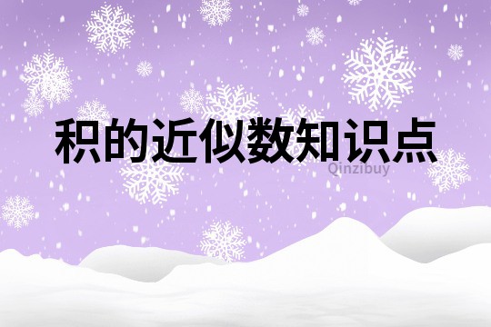 積的近似數知識點