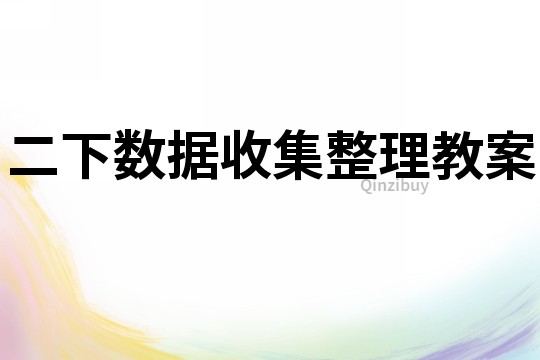 二下數據收集整理教案