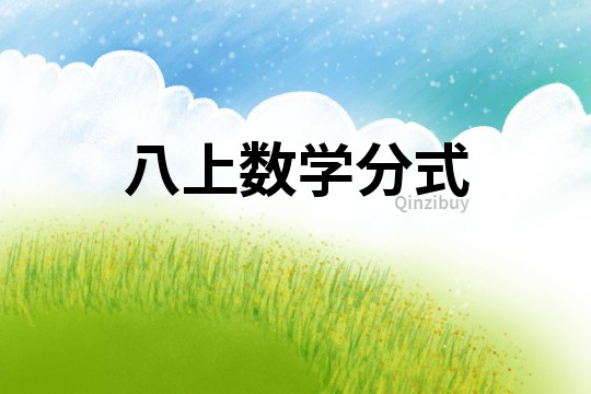 八上數(shù)學(xué)分式