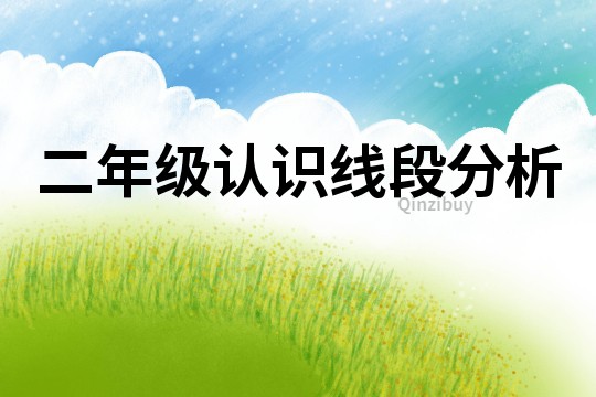 二年級認識線段分析