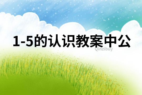 1-5的認識教案中公
