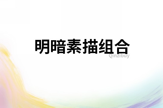 明暗素描組合