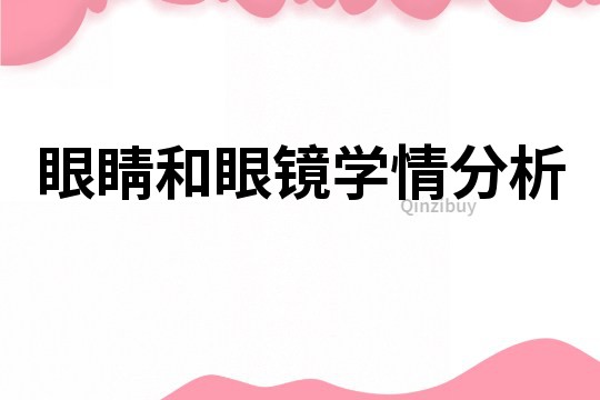 眼睛和眼鏡學情分析