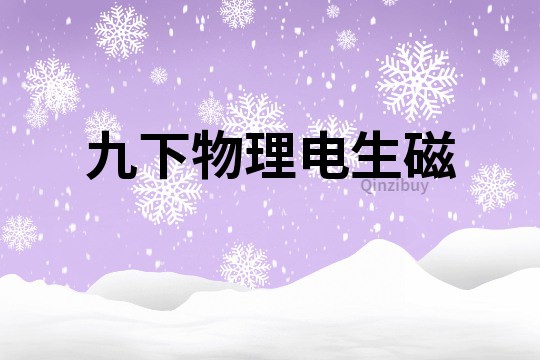 九下物理電生磁