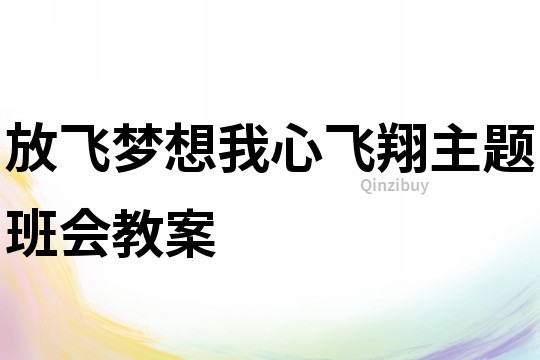 放飛夢(mèng)想我心飛翔主題班會(huì)教案