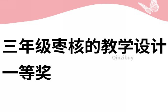 三年級棗核的教學設計一等獎