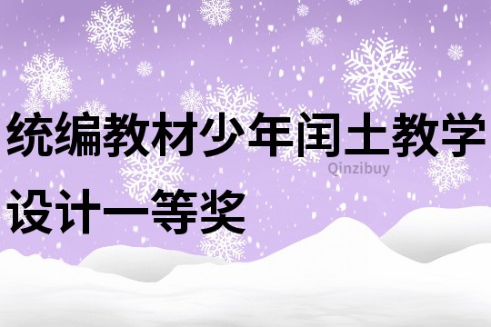 統(tǒng)編教材少年閏土教學(xué)設(shè)計(jì)一等獎(jiǎng)