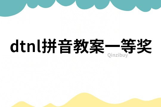 dtnl拼音教案一等獎