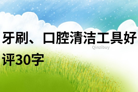 牙刷、口腔清潔工具好評30字