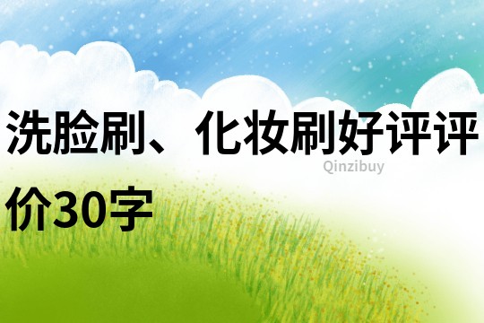 洗臉刷、化妝刷好評評價30字