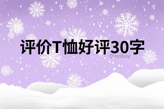 評價T恤好評30字