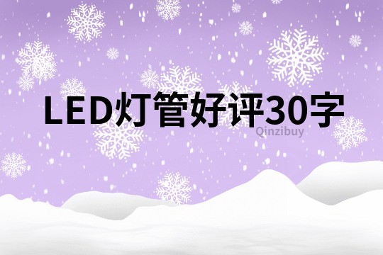 LED燈管好評(píng)30字