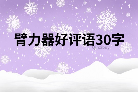 臂力器好評語30字