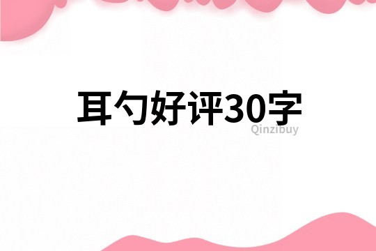 耳勺好評30字