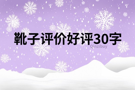 靴子評(píng)價(jià)好評(píng)30字