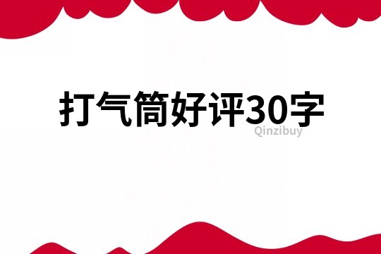 打氣筒好評30字