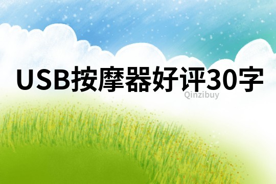 USB按摩器好評30字