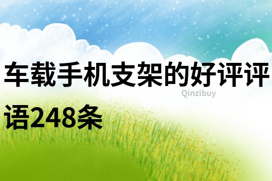 車載手機支架的好評評語248條