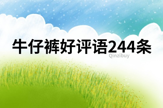 牛仔褲好評語244條