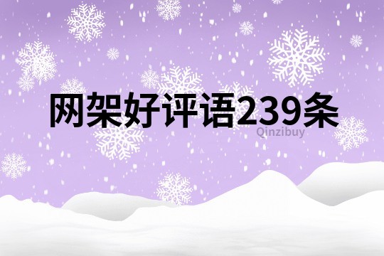 網(wǎng)架好評語239條