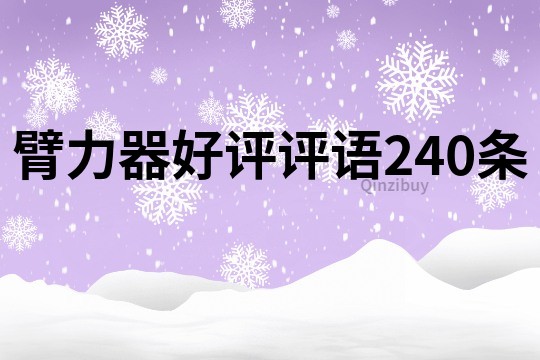 臂力器好評評語240條