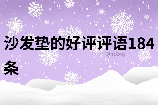 沙發墊的好評評語184條