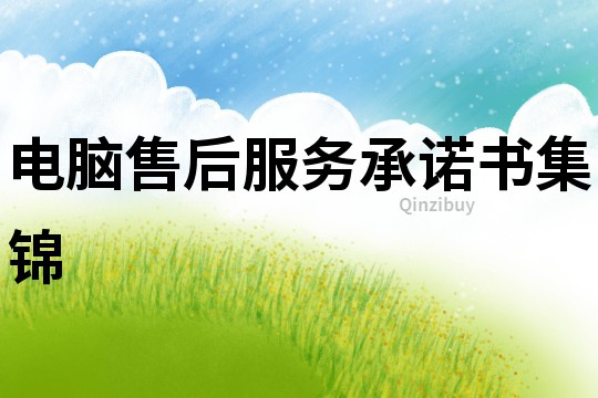 電腦售后服務承諾書集錦
