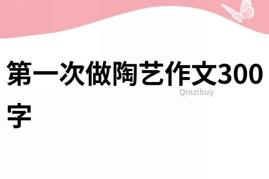 第一次做陶藝作文300字