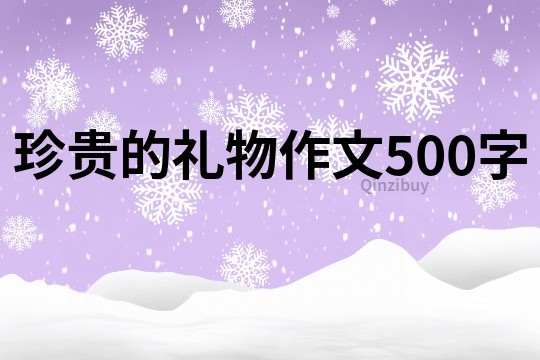 珍貴的禮物作文500字