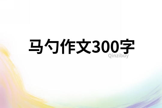 馬勺作文300字