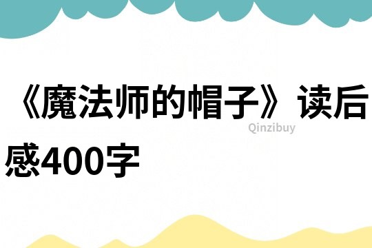 《魔法師的帽子》讀后感400字