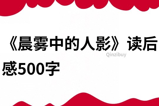 《晨霧中的人影》讀后感500字