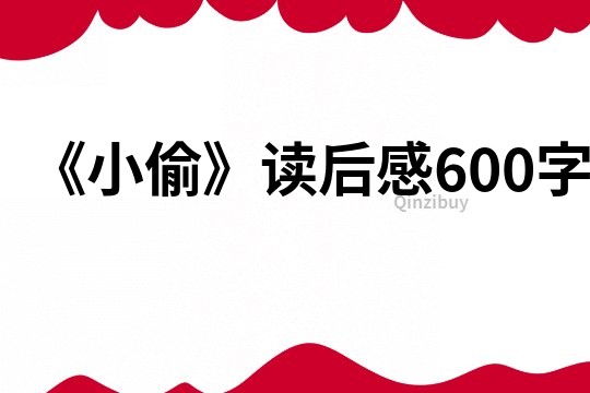 《小偷》讀后感600字