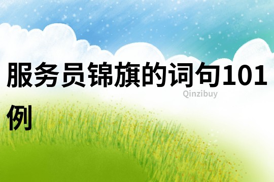 服務(wù)員錦旗的詞句101例