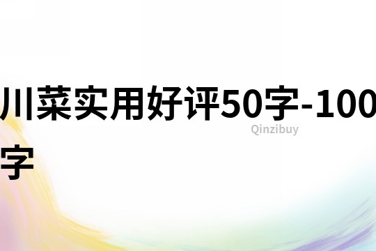 川菜實用好評50字-100字
