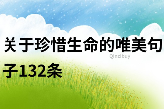 關于珍惜生命的唯美句子132條