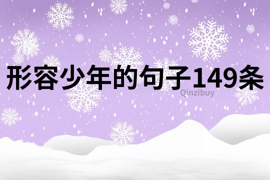 形容少年的句子149條