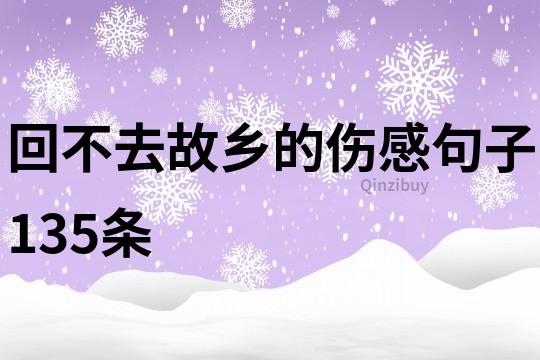 回不去故鄉(xiāng)的傷感句子135條