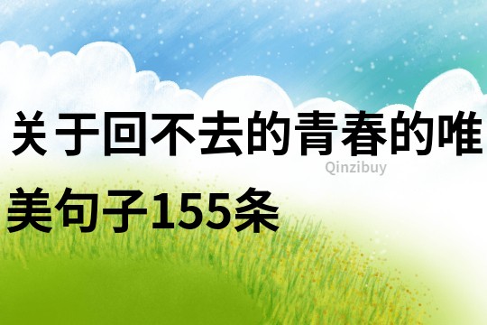 關于回不去的青春的唯美句子155條