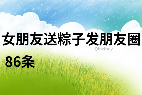 女朋友送粽子發(fā)朋友圈	86條