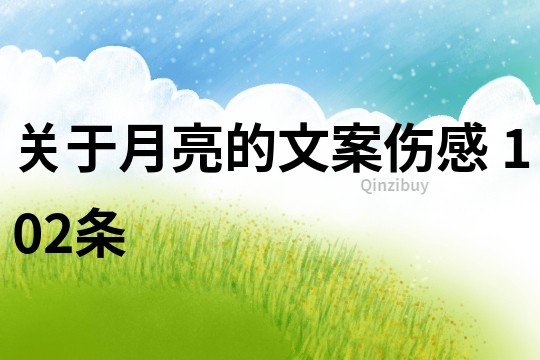 關于月亮的文案傷感	102條