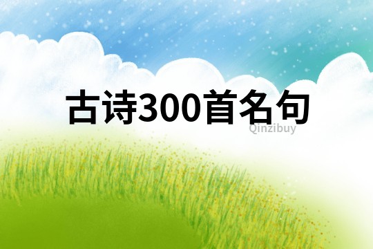古詩300首名句