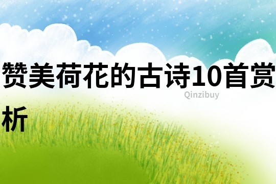 贊美荷花的古詩10首賞析