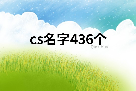 cs名字436個