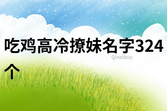 吃雞高冷撩妹名字324個