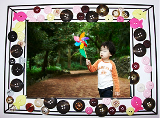 幼兒園大班美術教案:我做的相框