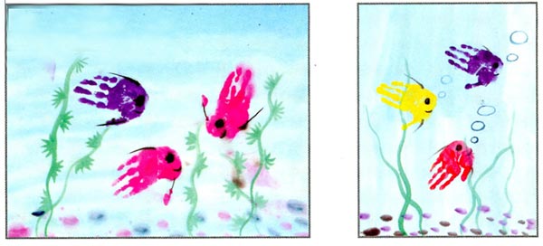 幼兒園中班中國畫教案設(shè)計(jì):美麗的熱帶魚